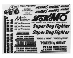 Yokomo 870C Super Dog Fighter Decal Set (White) 8 Yokomo 870C Super Dog Fighter Decal Set (White) -Traxxas Shop yokzc d4bk 2